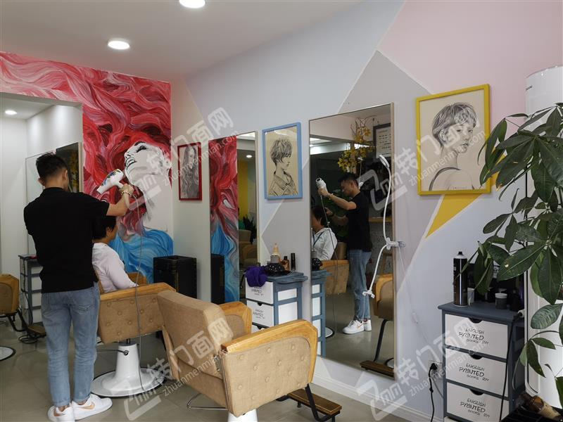 青羊三个小区出口美发店低价转让zyh